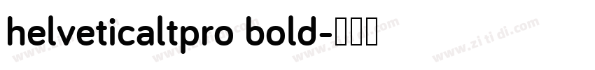 helveticaltpro bold字体转换